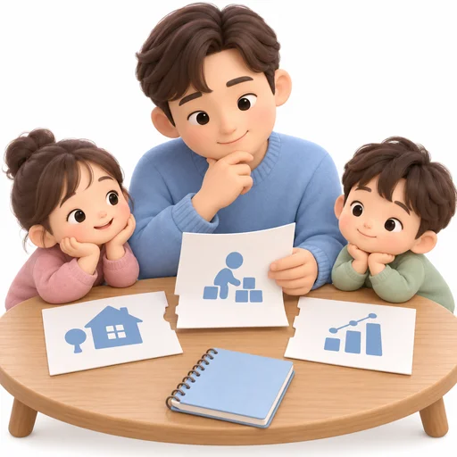 흩어진 가정·발달센터·검사 기록을 살펴보는 보호자